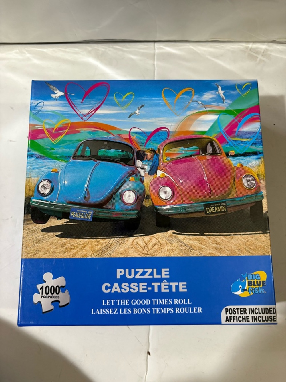 Let the good times roll Colorful Beach VW Beetles 1000-Piece Puzzle